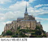 View at Mont Saint Michel Abbey, France. Стоковое фото, агентство Ingram Publishing / Фотобанк Лори