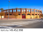 Vinaroz bullring Plaza de Toros in Castellon of Spain. Стоковое фото, агентство Ingram Publishing / Фотобанк Лори