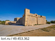 Sant Jordi de Alfama castle in Ametlla de Mar of Tarragona Catalonia. Стоковое фото, агентство Ingram Publishing / Фотобанк Лори
