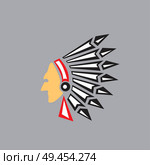 Native American Indian. Стоковая иллюстрация, агентство Ingram Publishing / Фотобанк Лори