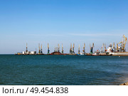 Бердянский морской торговый порт. Бердянск. Запорожская область. Стоковое фото, фотограф Сергей Афанасьев / Фотобанк Лори