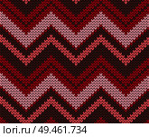 Seamless vector knitted texture. Стоковая иллюстрация, агентство Ingram Publishing / Фотобанк Лори
