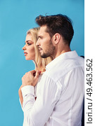 Portrait of a calm and smart couple . Стоковое фото, агентство Ingram Publishing / Фотобанк Лори
