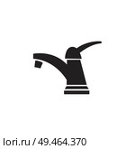 Water tap icon. Vector illustration isolated on white background. Стоковая иллюстрация, агентство Ingram Publishing / Фотобанк Лори