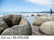 Moeraki boulders. Стоковое фото, агентство Ingram Publishing / Фотобанк Лори