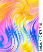 Color In Motion. Visual Perfume series. Image of vibrant flow of hues and gradients in conceptual relevance to art, design and technology. Стоковое фото, агентство Ingram Publishing / Фотобанк Лори