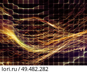 Digital Dreams series. Backdrop of  technology background with virtual visualization components  to complement your design on the subject of science, education, computers and modern technology. Стоковое фото, агентство Ingram Publishing / Фотобанк Лори