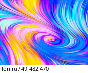 Pattern of iridescent colored fibers. Overflow Colors Series. Стоковое фото, агентство Ingram Publishing / Фотобанк Лори