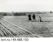 Полевые работы. Стоковое фото, фотограф Retro / Фотобанк Лори
