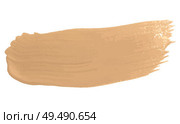 Smear of foundation lotion made with brush on white background. Vector Illustration. EPS10. Smear of foundation lotion made with brush on white background. Vector Illustration. Стоковая иллюстрация, агентство Ingram Publishing / Фотобанк Лори