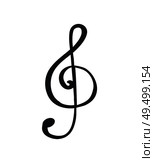 Music note with G sound, melody monochrome colorless isolated icon vector. Notation and tablature with sign, symbol of audio accord tune fragment. Music Note with G Sound Melody Monochrome Icon. Стоковая иллюстрация, агентство Ingram Publishing / Фотобанк Лори