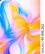 Colorful swirling abstract background design. Perfume of Color series. Стоковое фото, агентство Ingram Publishing / Фотобанк Лори