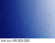Misted glass background transparent composition with lots of small water drops on steamy glossy gradient surface vector illustration. Стоковая иллюстрация, агентство Ingram Publishing / Фотобанк Лори