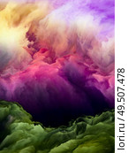 Gas Giant Atmosphere. Impossible Planet series. Composition of vibrant flow of hues and gradients for subject of art, creativity and design. Стоковое фото, агентство Ingram Publishing / Фотобанк Лори