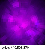 Abstract shining concentric mosaic purple vector background. Poster music design. Abstract purple shiny concentric mosaic vector background. Стоковая иллюстрация, агентство Ingram Publishing / Фотобанк Лори