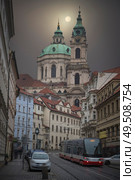 beautiful old streets of Prague. Czech Republic. Стоковое фото, агентство Ingram Publishing / Фотобанк Лори