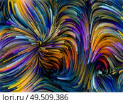 Paint Motion series. Saturated curving color strands on the subject of art, creativity and movement. Стоковое фото, агентство Ingram Publishing / Фотобанк Лори