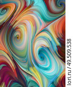 The pattern resembles the game of liquid paints. Overflow Colors Series. Стоковое фото, агентство Ingram Publishing / Фотобанк Лори