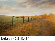 Irkutsk fields and forests. Landscapes of Russia. Стоковое фото, агентство Ingram Publishing / Фотобанк Лори