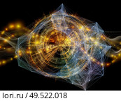 Particle Generator series. Background of fractal lights, patterns and fields on the subject of modern technologies, science, education and theoretical research. Стоковое фото, агентство Ingram Publishing / Фотобанк Лори