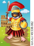 A vector illustration of gladiator bird. Стоковая иллюстрация, агентство Ingram Publishing / Фотобанк Лори