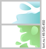 Design of web page vector, business banner abstraction. Background white and blue color, abstract formless shapes, creative theme for site or presentation. 3D paper. Design of Web Page, Business Banner Abstraction. Стоковая иллюстрация, агентство Ingram Publishing / Фотобанк Лори