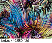 Paint Motion series. Bright curving color strands on the subject of art, creativity and movement. Стоковое фото, агентство Ingram Publishing / Фотобанк Лори