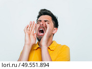 Call someone. Man. Стоковое фото, агентство Ingram Publishing / Фотобанк Лори