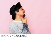 sore throat man. Стоковое фото, агентство Ingram Publishing / Фотобанк Лори