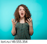 Angry screaming woman. Стоковое фото, агентство Ingram Publishing / Фотобанк Лори