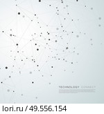 Abstract polygonal technology background with connecting dots and lines.. Abstract polygonal technology background with connecting dots and lines. Стоковая иллюстрация, агентство Ingram Publishing / Фотобанк Лори