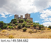 panoramic  view at castle of Almodovar del Rio, Cordoba, Andalusia. Spain. Стоковое фото, агентство Ingram Publishing / Фотобанк Лори
