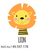 Cute Little Lion Animal Icon. Vector Illustration EPS10. Cute Little Lion Animal Icon. Vector Illustration. Стоковая иллюстрация, агентство Ingram Publishing / Фотобанк Лори