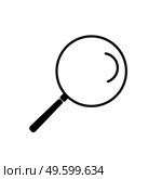 Simple Line Icon search sign. Vector Illustration. Simple Line Icon search sign. Vector Illustration EPS10. Стоковая иллюстрация, агентство Ingram Publishing / Фотобанк Лори