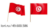 colorful naturalistic Tunisian Republic waving flag. Vector Illustration. EPS10. colorful naturalistic Tunisian Republic waving flag. Vector Illustration. Стоковая иллюстрация, агентство Ingram Publishing / Фотобанк Лори