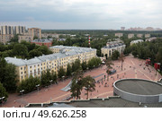 Балашиха вид на площадь перед ледовым дворцом. Редакционное фото, фотограф Дмитрий Неумоин / Фотобанк Лори