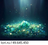 Plastic in water, polluted ocean underwater, marine ecologic concept. Plastic in water, ecological concept. Стоковое фото, агентство Ingram Publishing / Фотобанк Лори