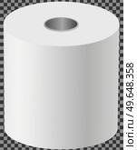 Toilet paper flat vector illustration. Special paper for wiping. Paper product is used for sanitary and hygienic purposes. Roll of white coiled paper. Bumf isolated on transparent background. Toilet paper. Special paper for wiping. Paper product is used for sanitary and hygienic purposes. Стоковая иллюстрация, агентство Ingram Publishing / Фотобанк Лори