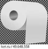 Toilet paper flat vector illustration. Special paper for wiping. Paper product is used for sanitary and hygienic purposes. Roll of white coiled paper. Bumf isolated on transparent background. Toilet paper. Special paper for wiping. Paper product is used for sanitary and hygienic purposes. Стоковая иллюстрация, агентство Ingram Publishing / Фотобанк Лори