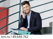 manager presents the sales figures. Стоковое фото, агентство Ingram Publishing / Фотобанк Лори