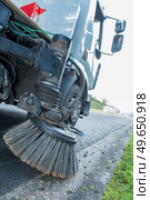 modern street sweeper cleaner truck. Стоковое фото, агентство Ingram Publishing / Фотобанк Лори