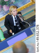 female judge in a court. Стоковое фото, агентство Ingram Publishing / Фотобанк Лори