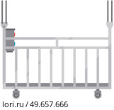 Mechanical force, movable pulleys for load. Equipment for movement of passengers and goods. Lifting mechanism with partition and castors. Lift platform with vertical movement, transporting device. Lift platform with vertical movement, transporting device. Lifting mechanism with mechanical force. Стоковая иллюстрация, агентство Ingram Publishing / Фотобанк Лори