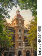 old colonial streets of Mumbai. India. Стоковое фото, агентство Ingram Publishing / Фотобанк Лори