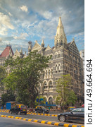 old colonial streets of Mumbai. India. Стоковое фото, агентство Ingram Publishing / Фотобанк Лори