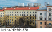 historical district of the city of Minsk. Belarus. Стоковое фото, агентство Ingram Publishing / Фотобанк Лори