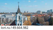 historical district of the city of Minsk. Belarus. Стоковое фото, агентство Ingram Publishing / Фотобанк Лори