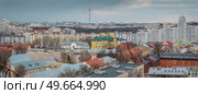 historical district of the city of Minsk. Belarus. Стоковое фото, агентство Ingram Publishing / Фотобанк Лори