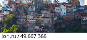 Favelas in the city of Rio de Janeiro. A place where poor people live. Brazil. Стоковое фото, агентство Ingram Publishing / Фотобанк Лори