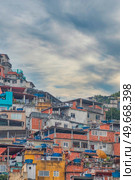 Rio favelas during the COVID-19 pandemic. Brazil. Стоковое фото, агентство Ingram Publishing / Фотобанк Лори